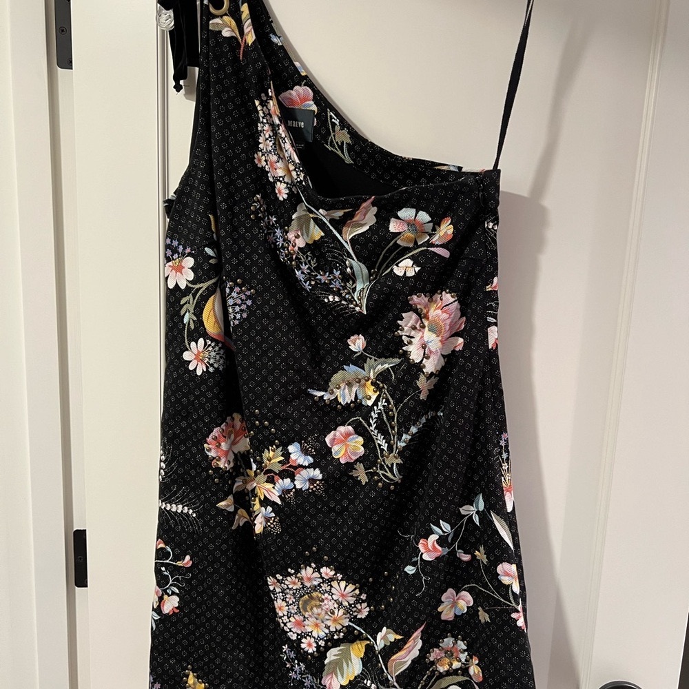Maeve Ashbury One-Shoulder Dress New 14